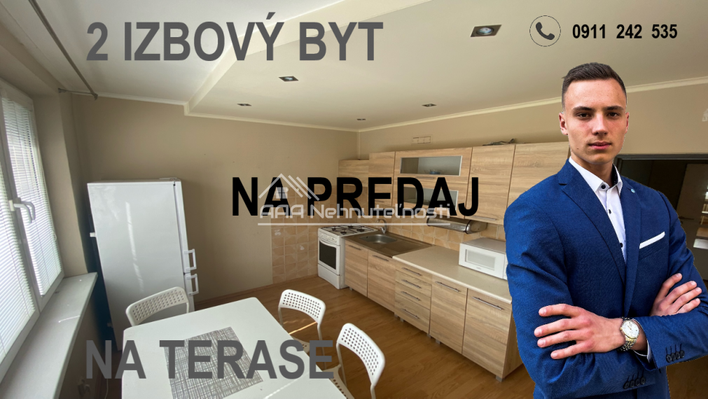 Na Predaj 2 iz. byt v lukratívnej lokalite na Terase