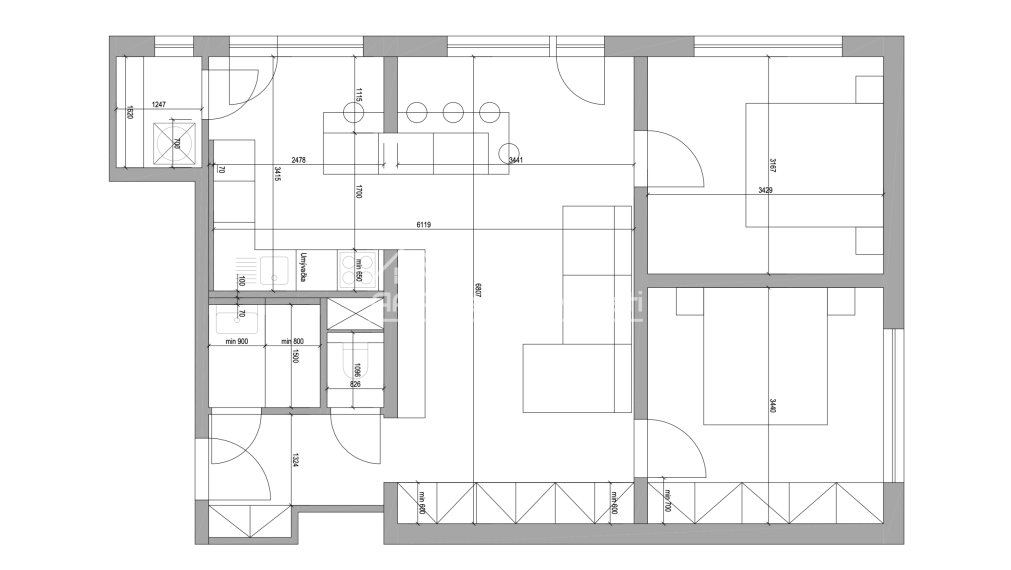 Kompletne zrekonštruovaný 3i. byt s krásnym výhľadom, BA-Dúbravka, Bagarova ul., 77 m2