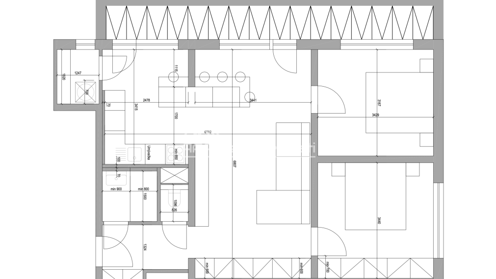 Kompletne zrekonštruovaný 3i. byt s krásnym výhľadom, BA-Dúbravka, Bagarova ul., 77 m2