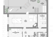 RODINNÝ DOM O ROZLOHE 550 m2 S VNÚTORNÝM BAZÉNOM A VEĽKOU TERASOU IBA 10 minút OD CENTRA BRATISLAVY - fotografia 11