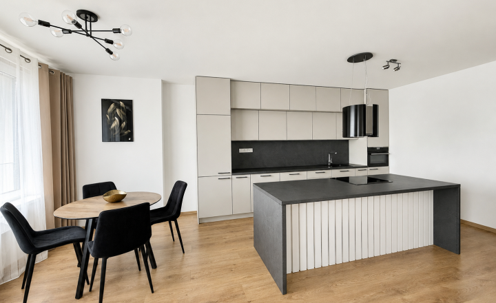 3i. byt, 85m2 + 2 Parkovacie miesta,  BA-Ružinov, novostavba Discovery Tower - fotografia 1