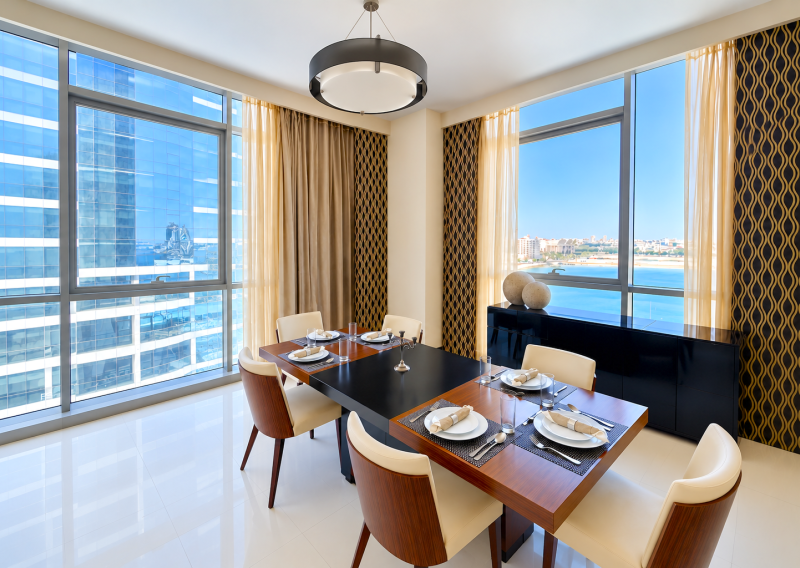 4-izb. zariadený byt, 200m2, Bahrajn-Manama + parkovanie